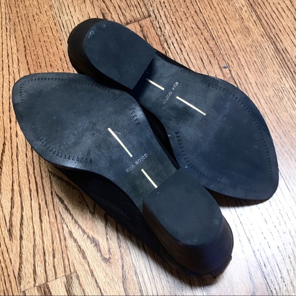 Dolce Vita Samson Black Leather Ankle Bootie 6 - Picture 5 of 7